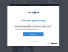 Tablet Screenshot of ipswichstar.co.uk